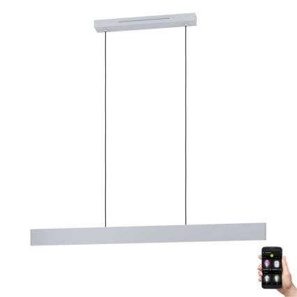 Eglo - LED RGBW Lampadario dimmerabile a sospensione con filo LED/38W/230V 2700-6500K bianco