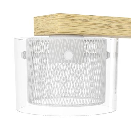 Eglo - LED RGBW Lampadario dimmerabile a sospensione con filo 4xLED/3,7W/230V 2700-6500K
