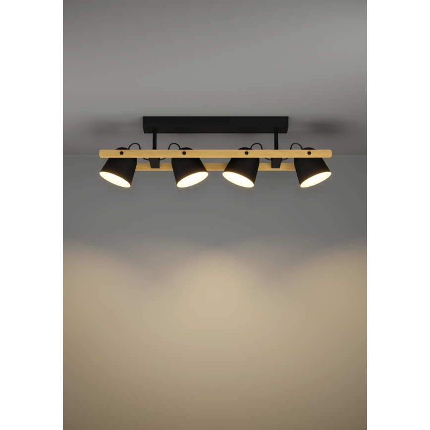 Eglo - LED RGBW Lampadario a plafone dimmerabile 4xLED/3,7W/230V 2700-6500K