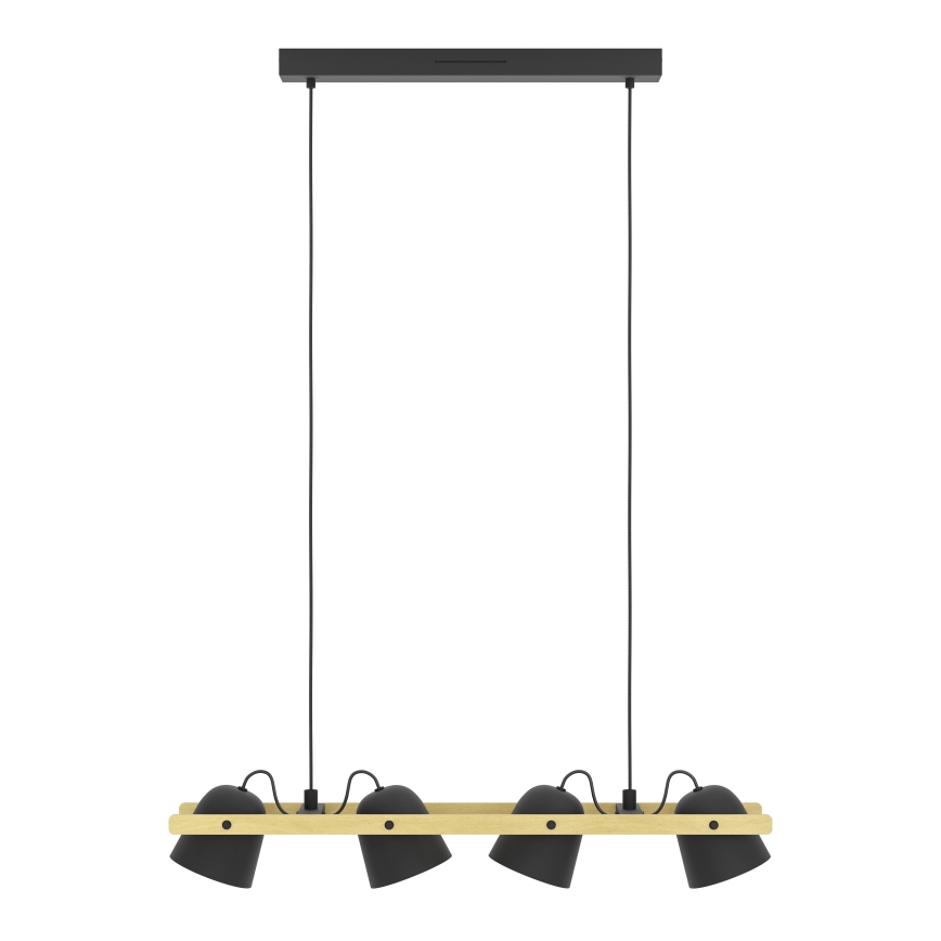 Eglo - LED RGBW Lampadario dimmerabile a sospensione con filo 4xLED/3,7W/230V 2700-6500K