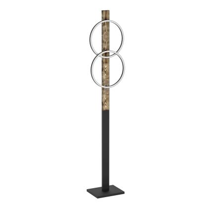 Eglo - Lampada LED da terra 2xLED/12W/230V 3000K marrone/nero