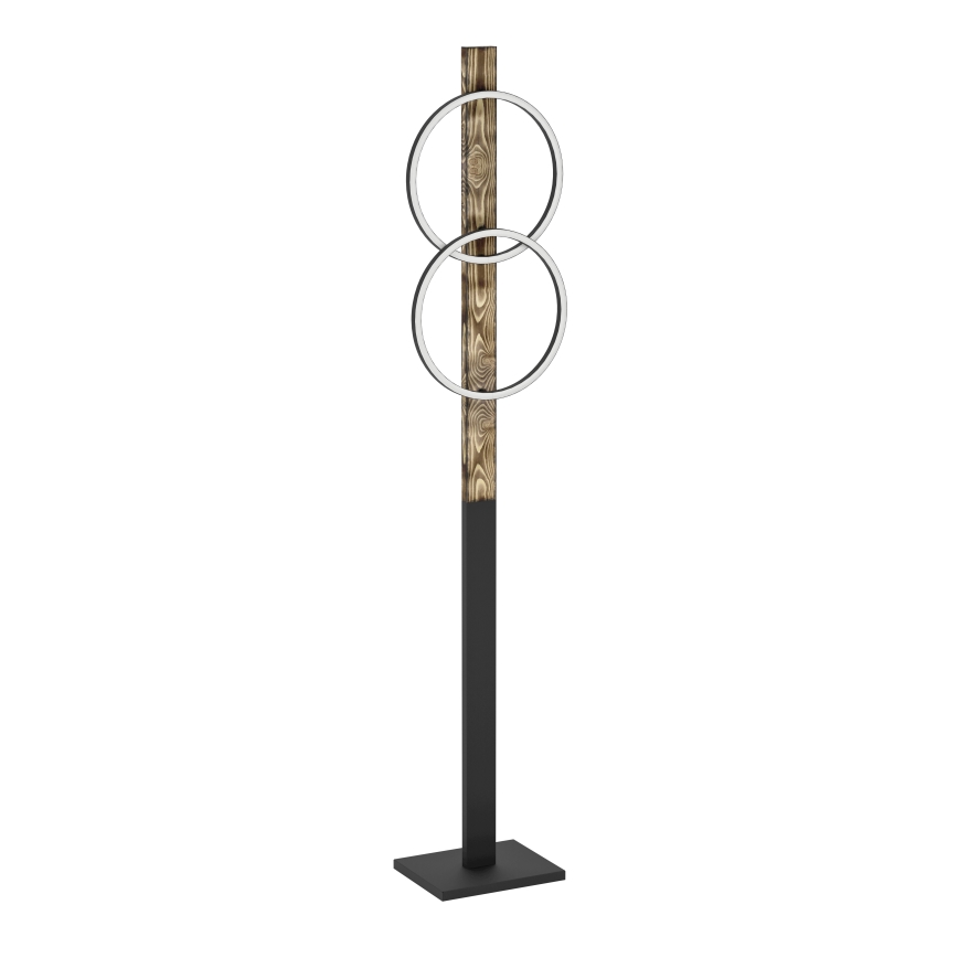 Eglo - Lampada LED da terra 2xLED/12W/230V 3000K marrone/nero