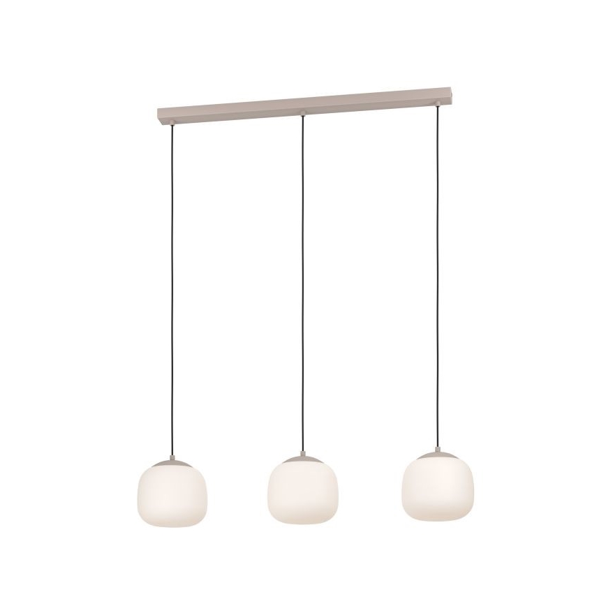 Eglo - Lampadario a sospensione con filo 3xE27/40W/230V