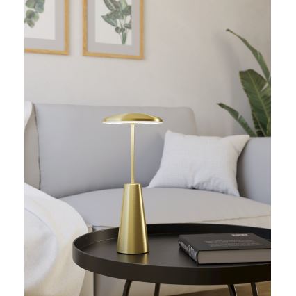 Eglo - LED Dimmerabile touch per esterni lampada LED/2,8W/5V 2400K/3000K/4000K 5200 mAh IP54 oro