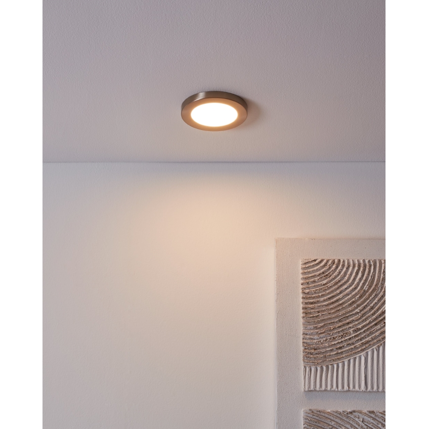 Eglo - Lampada LED da incasso LED/5,5W/230V 3000K cromo opaco