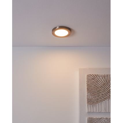 Eglo - Faretto da incasso a LED 5,5 W/230 V 3000 K cromo opaco Ø 11,7 cm