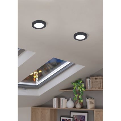 Eglo - Faretto da incasso LED/5,5W/230V 4000K nero Ø 11,7 cm