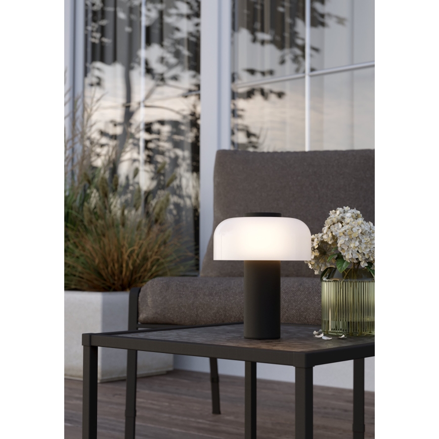 Eglo - LED Dimmerabile touch per esterni lampada LED/2,25W/5V 2400-4000K 5200 mAh IP44 nero/bianco