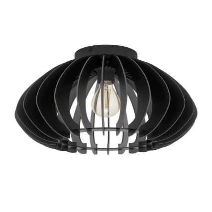 Eglo - Plafoniera 1xE27/40W/230V diametro 45 cm nero