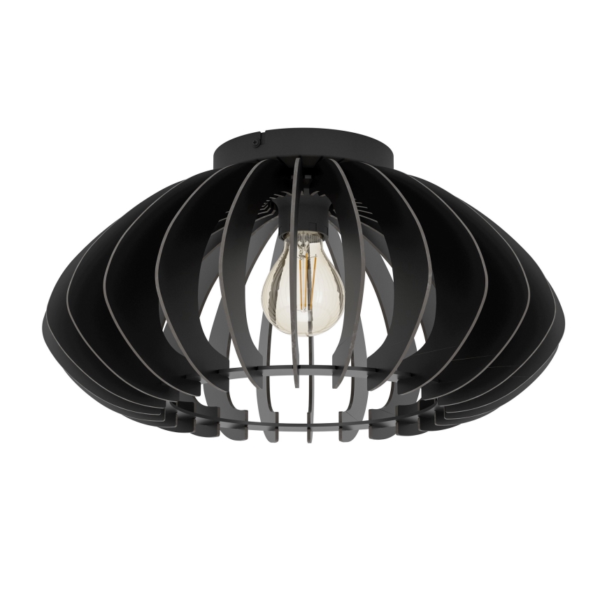 Eglo - Plafoniera 1xE27/40W/230V diametro 45 cm nero