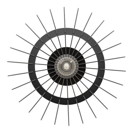 Eglo - Plafoniera 1xE27/40W/230V diametro 45 cm nero