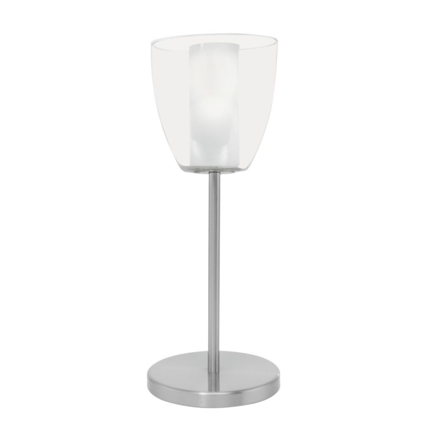 EGLO 90101 - Lampada da tavolo OLBIA 1xG9/9W cromo opaco