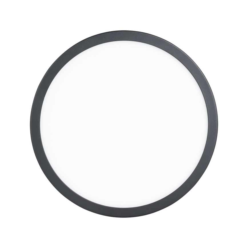 Eglo - Plafoniera LED con sensore LED/20,5W/230V 3000K nera Ø 28,5 cm