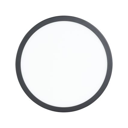 Eglo - Plafoniera LED con sensore di movimento LED/20,5W/230V 3000K nera Ø 28,5 cm