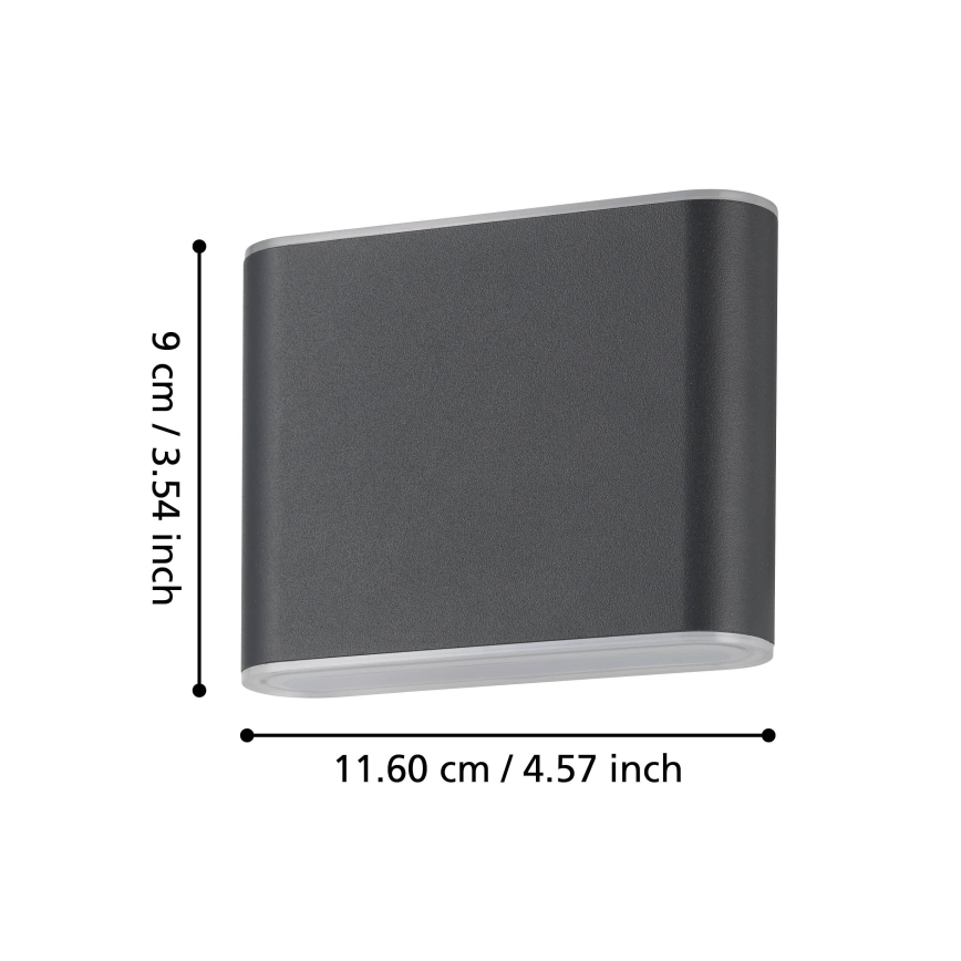 Eglo - Applique a LED da esterno 2xLED/2,9W/230V 3000K/4000K/6500K IP65