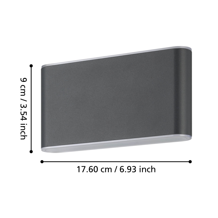 Eglo - Applique a LED da esterno 2xLED/5,8W/230V IP65