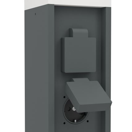 Eglo - Lampada da esterno con 2 prese 1xE27/25W/230V IP54 antracite