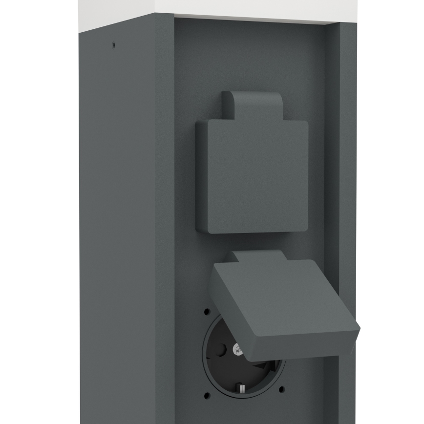 Eglo - Lampada da esterno con 2 prese 1xE27/25W/230V IP54 antracite