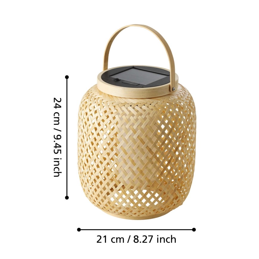 Eglo - LED Solare lampada da tavolo LED/3,3W/3,7V 1800 mAh IP44