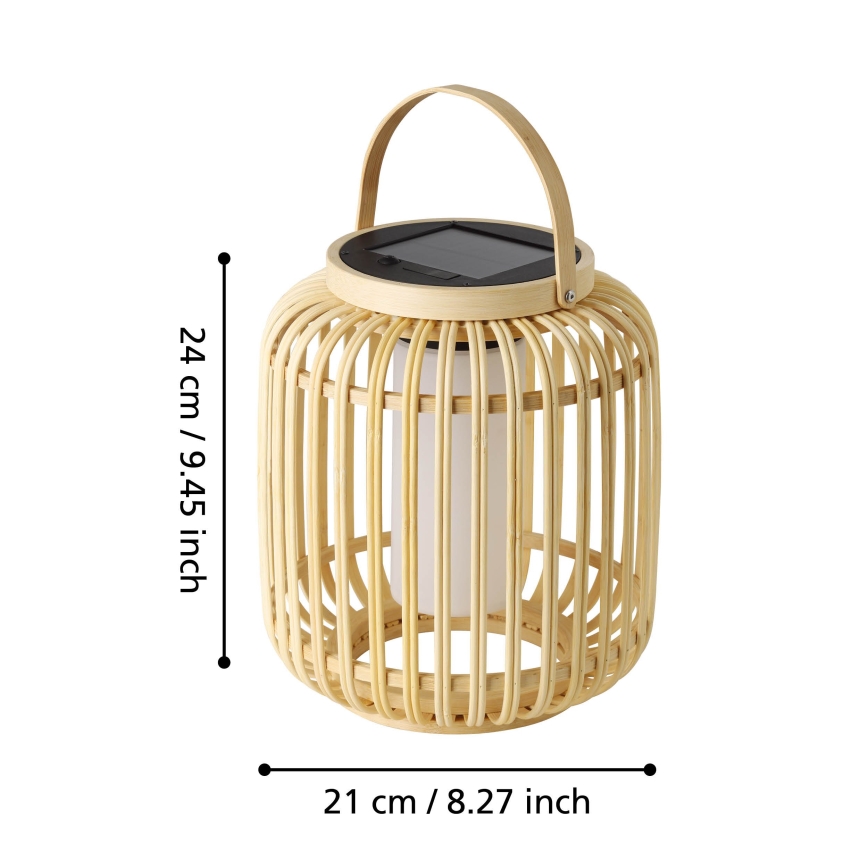 Eglo - Lampada da tavolo solare LED/3,3W/3,7V 1800 mAh IP44