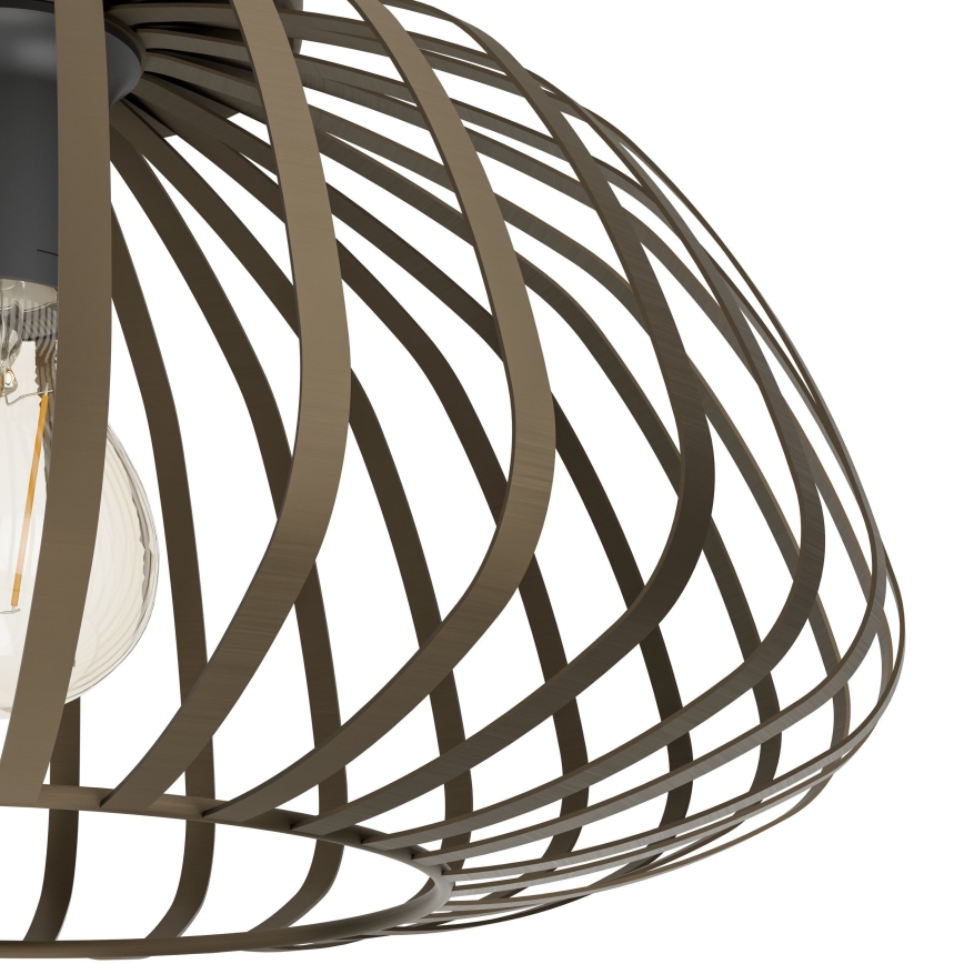 Eglo - Lampada da soffitto 1xE27/40W/230V Ø 38,5 cm bronzo