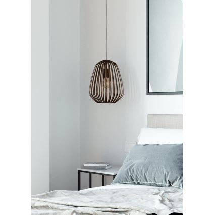 Eglo - Lampadario a sospensione con cavo 1xE27/40W/230V bronzato