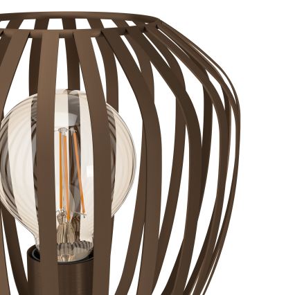 Eglo - Lampada da tavolo 1xE27/40W/230V, finitura bronzo