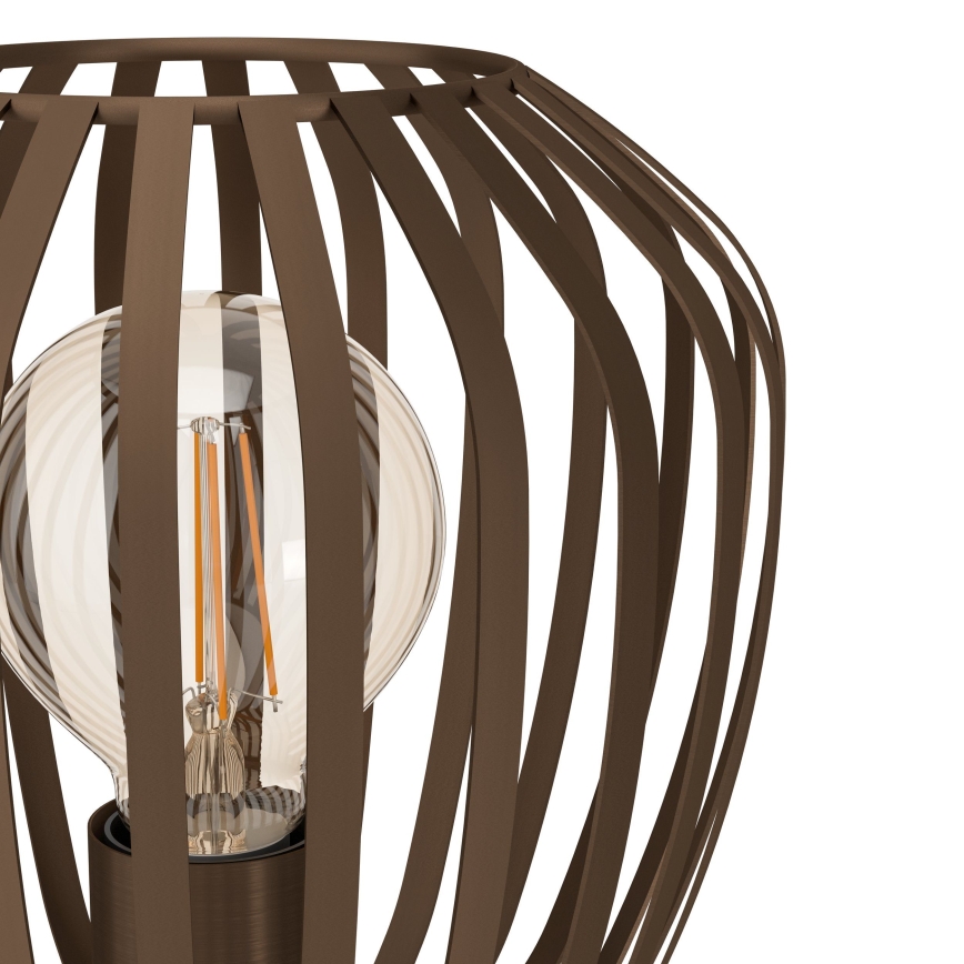 Eglo - Lampada da tavolo 1xE27/40W/230V, finitura bronzo