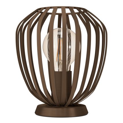 Eglo - Lampada da tavolo 1xE27/40W/230V, finitura bronzo