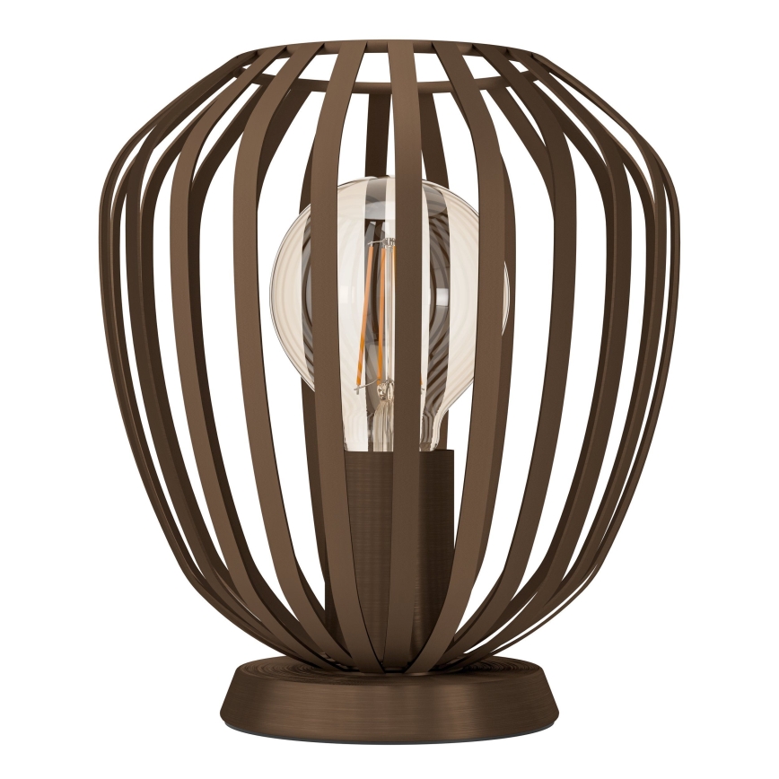 Eglo - Lampada da tavolo 1xE27/40W/230V, finitura bronzo