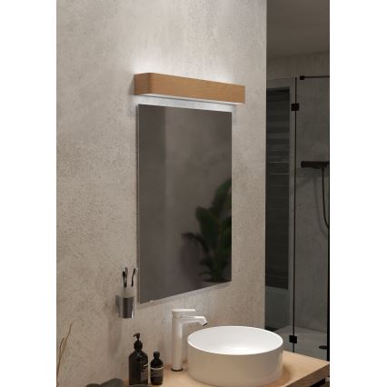 Eglo - Applique a LED da bagno LED/26,5W/230V 3000K IP44 beige