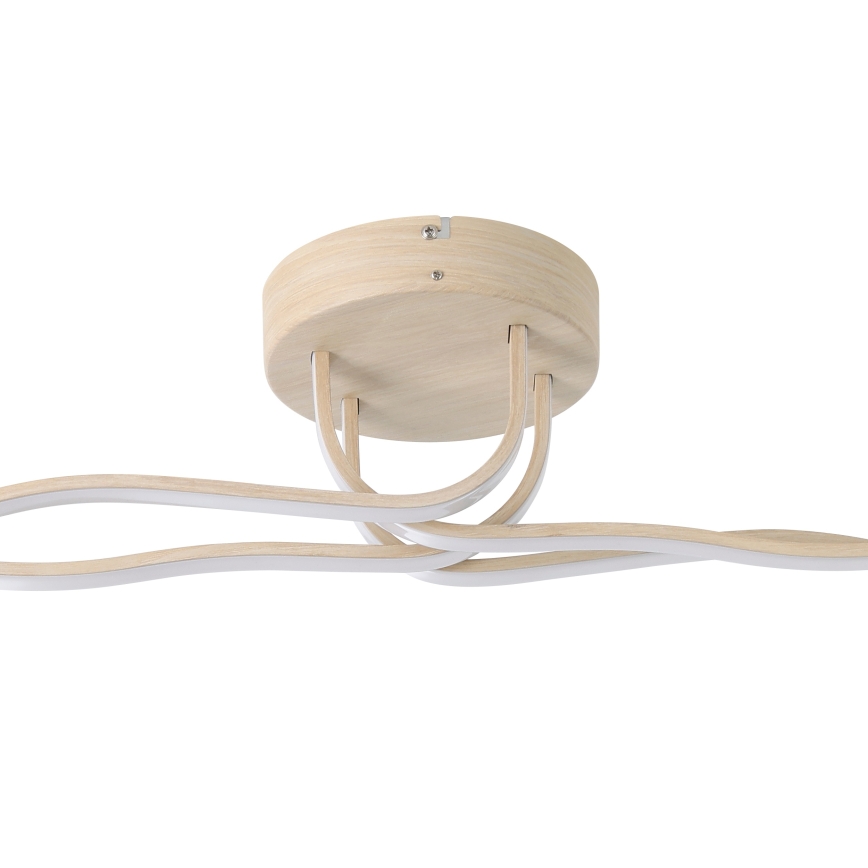 Eglo - Plafoniera LED da soffitto 37W/230V, marrone