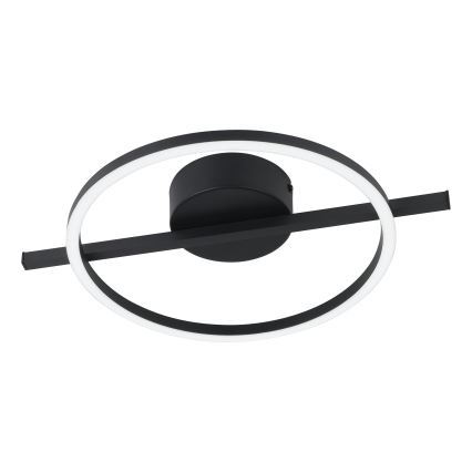 Eglo - Plafoniera dimmerabile RGBW LED/17W/230V 2700-6500K nero + telecomando