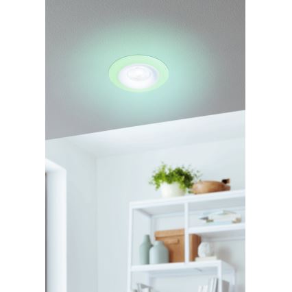 Eglo - SET 3xLED RGBW Lampada da incasso dimmerabile per bagni 3xLED/3,8W/230V 2700-6500K IP44 + telecomando