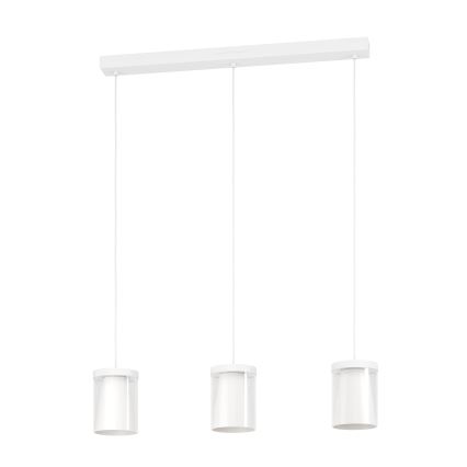 Eglo - LED RGBW Lampadario dimmerabile a sospensione con filo 3xLED/3,7W/230V 2700-6500K bianco ZigBee