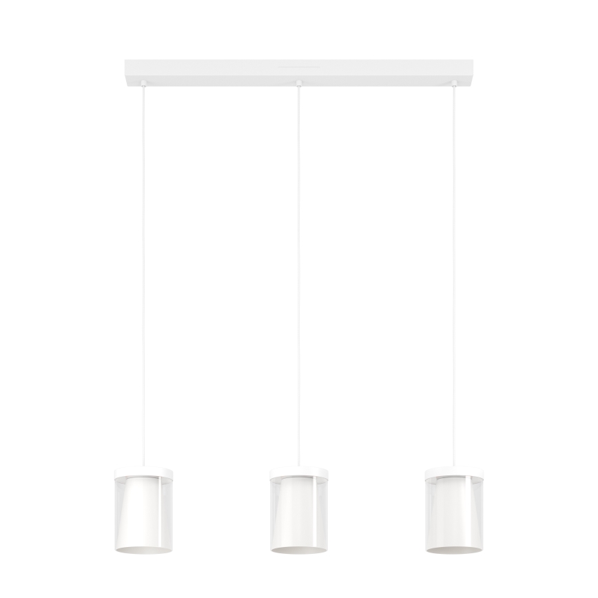 Eglo - LED RGBW Lampadario dimmerabile a sospensione con filo 3xLED/3,7W/230V 2700-6500K bianco ZigBee