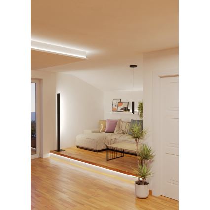 Eglo - LED RGBW Lampadario dimmerabile a sospensione con filo LED/3,7W/230V 2700-6500K nero