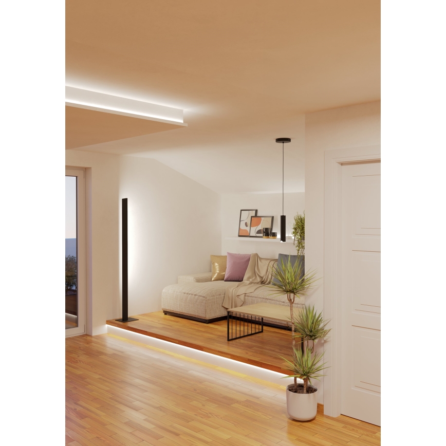 Eglo - LED RGBW Lampadario dimmerabile a sospensione con filo LED/3,7W/230V 2700-6500K nero