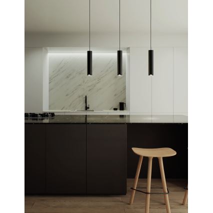 Eglo - LED RGBW Lampadario dimmerabile a sospensione con filo 3xLED/3,7W/230V 2700-6500K nero
