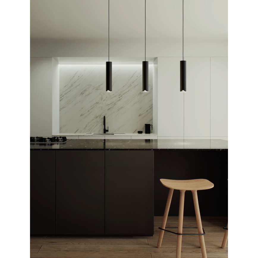 Eglo - LED RGBW Lampadario dimmerabile a sospensione con filo 3xLED/3,7W/230V 2700-6500K nero