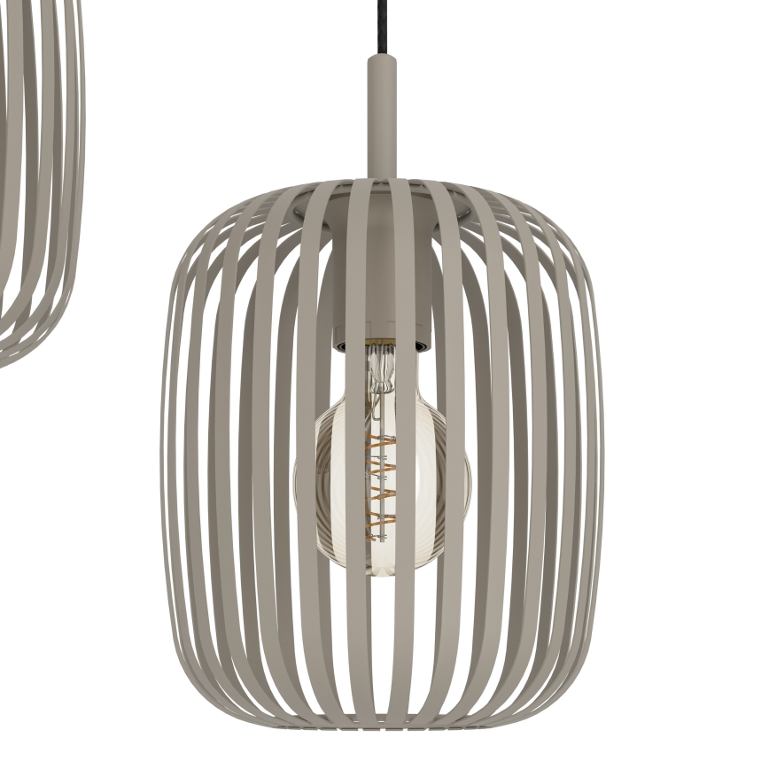 Eglo - Lampadario sospeso con cavo 5xE27/40W/230V beige
