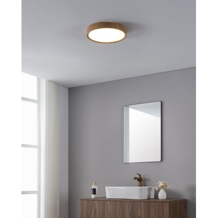 Eglo - Plafoniera LED da bagno LED/14,6W/230V IP44 beige