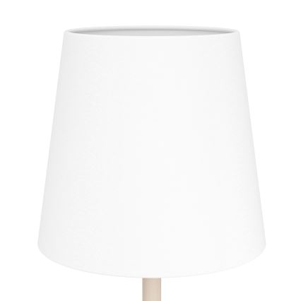 Eglo - Lampada da tavolo 1xE14/40W/230V crema/bianco