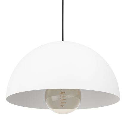Eglo - Lampadario a sospensione con filo 1xE27/40W/230V diametro 38 cm bianco