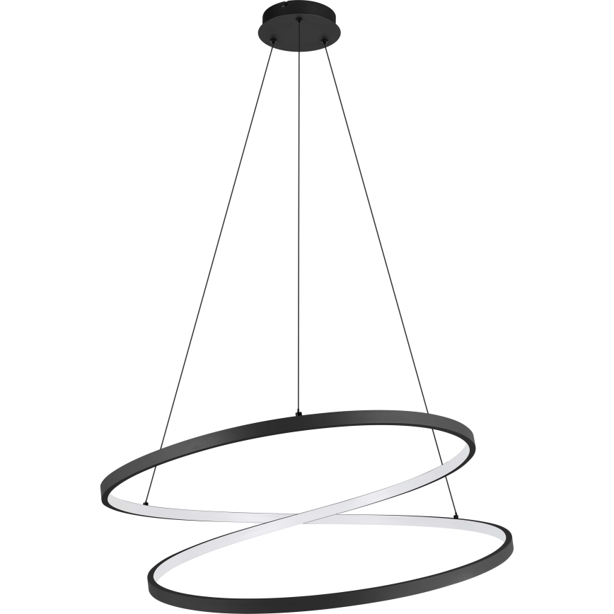 Eglo - Lampadario LED a sospensione con filo LED/42W/230V 3000K nero