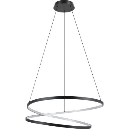 Eglo - Lampadario LED a sospensione con filo LED/42W/230V 3000K nero