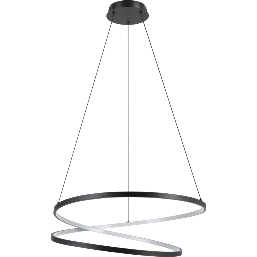 Eglo - Lampadario LED a sospensione con filo LED/42W/230V 3000K nero