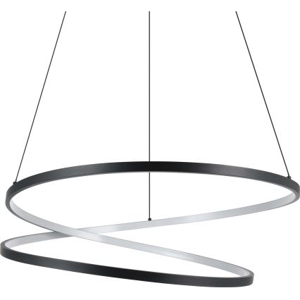 Eglo - Lampadario LED a sospensione con filo LED/42W/230V 3000K nero