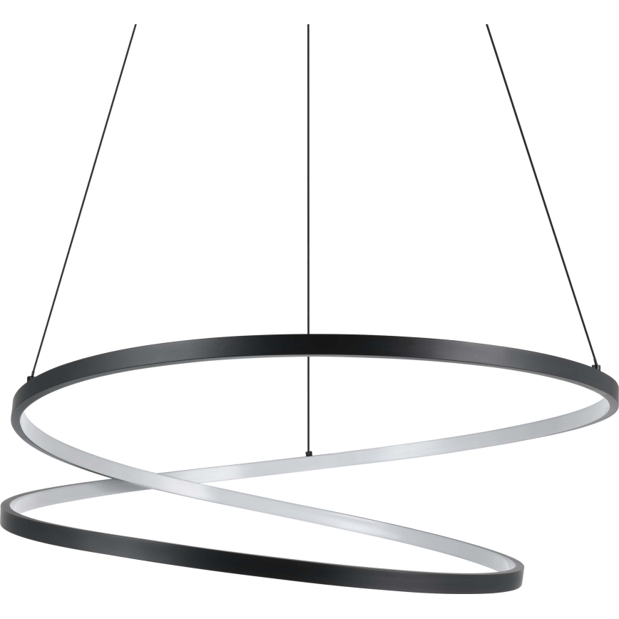Eglo - Lampadario LED a sospensione con filo LED/42W/230V 3000K nero