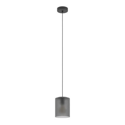 Eglo - Lampadario a sospensione con filo 1xE27/40W/230V grigio